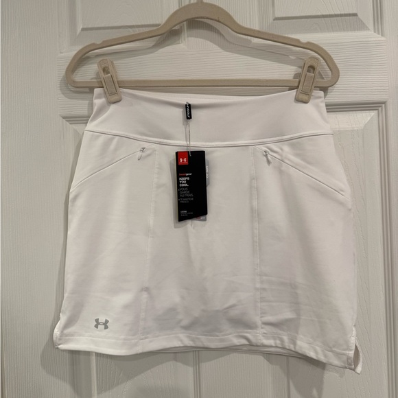 Under Armour Pants - Under Armour White HeatGear Golf Skirt